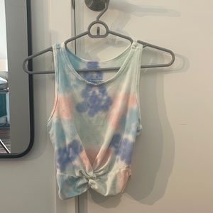 Tie dye crop top